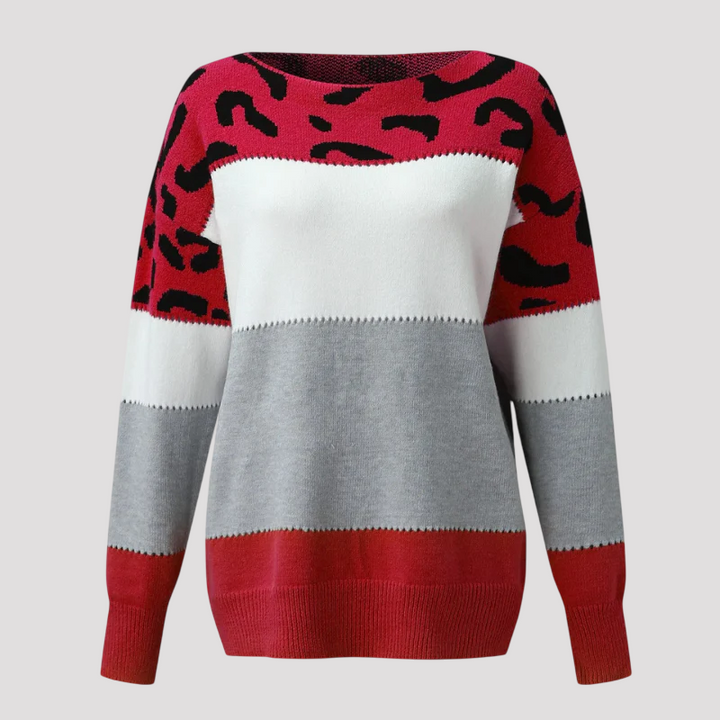 Lune London | Sweatshirt with leopard print
