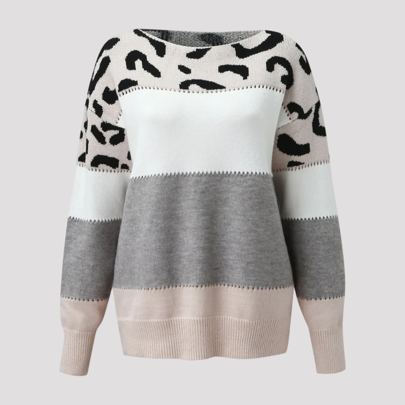 Lune London | Sweatshirt with leopard print