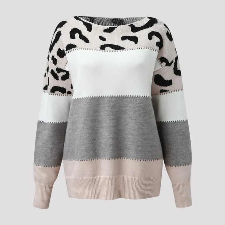 Lune London | Sweatshirt with leopard print
