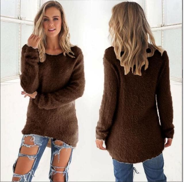 Lune London | Knit Sweater - Soft Fluffy Quality - Casual Fit - Long Sleeves