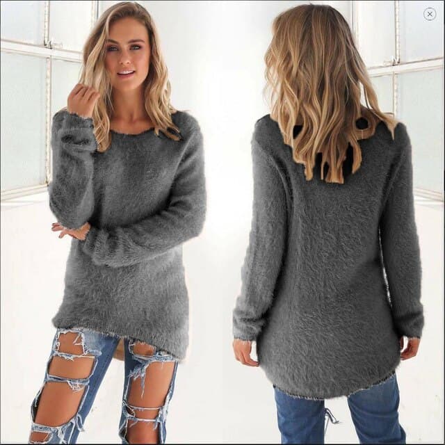 Lune London | Knit Sweater - Soft Fluffy Quality - Casual Fit - Long Sleeves