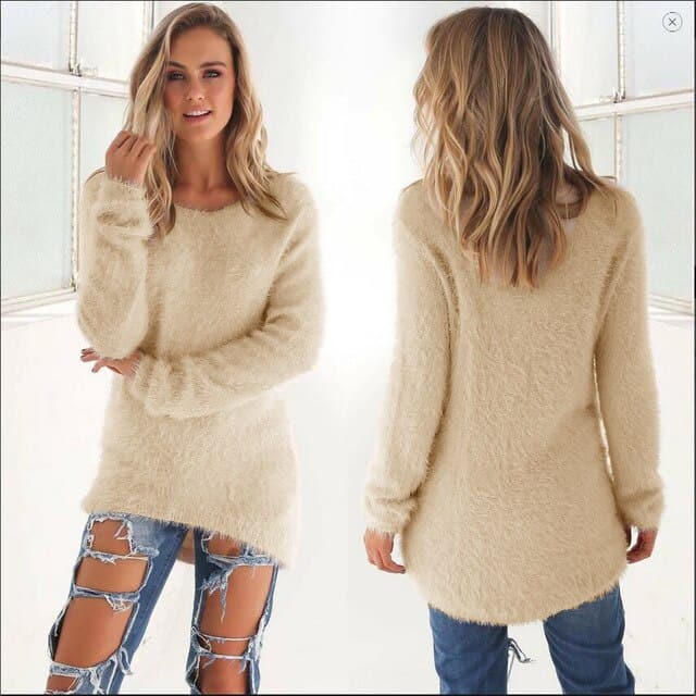 Lune London | Knit Sweater - Soft Fluffy Quality - Casual Fit - Long Sleeves