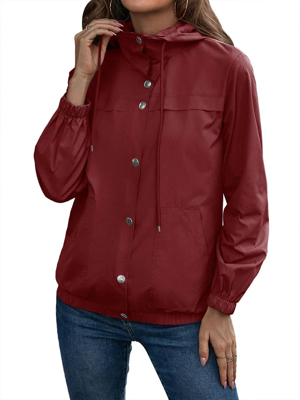 Lune London | Rain jacket for women - Waterproof with hood Long sleeves