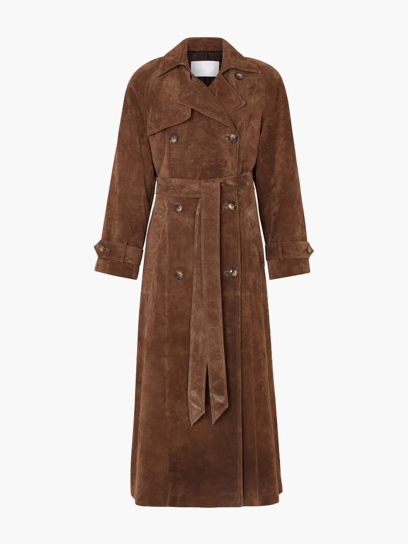 Lune London | Suede Trench Coat