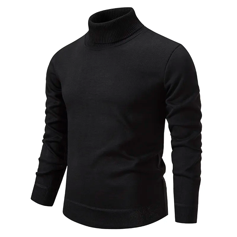 Lune London | Roll neck sweater for men - Cotton blend, classic design