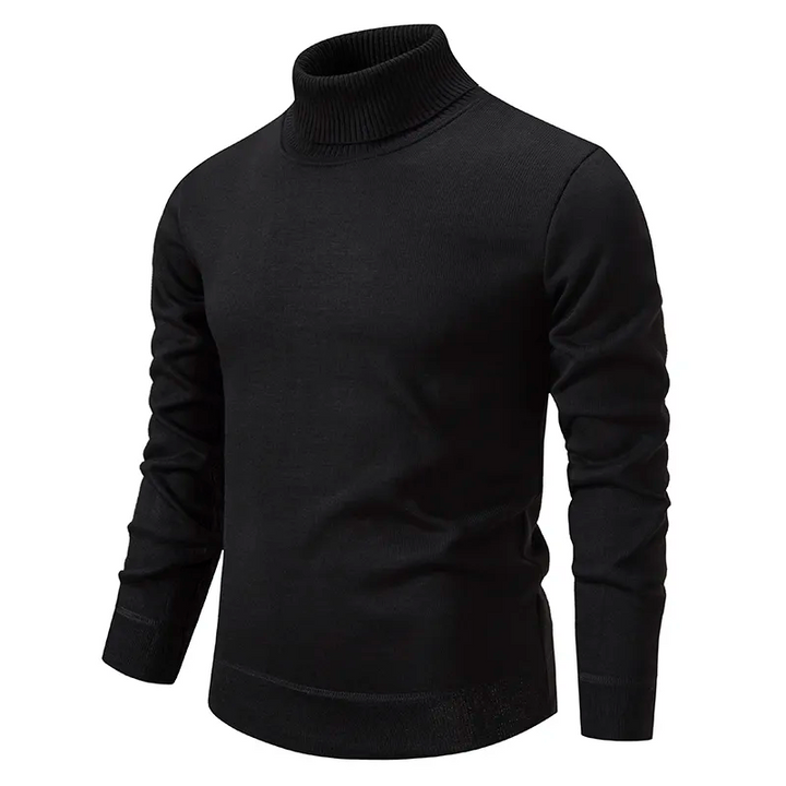Lune London | Roll neck sweater for men - Cotton blend, classic design