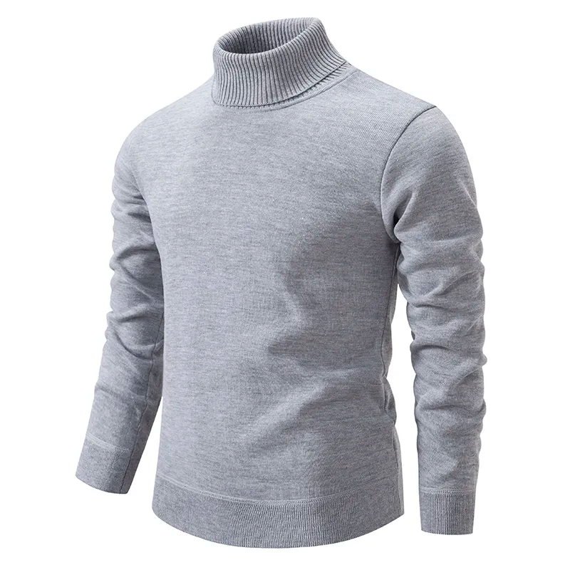 Lune London | Roll neck sweater for men - Cotton blend, classic design