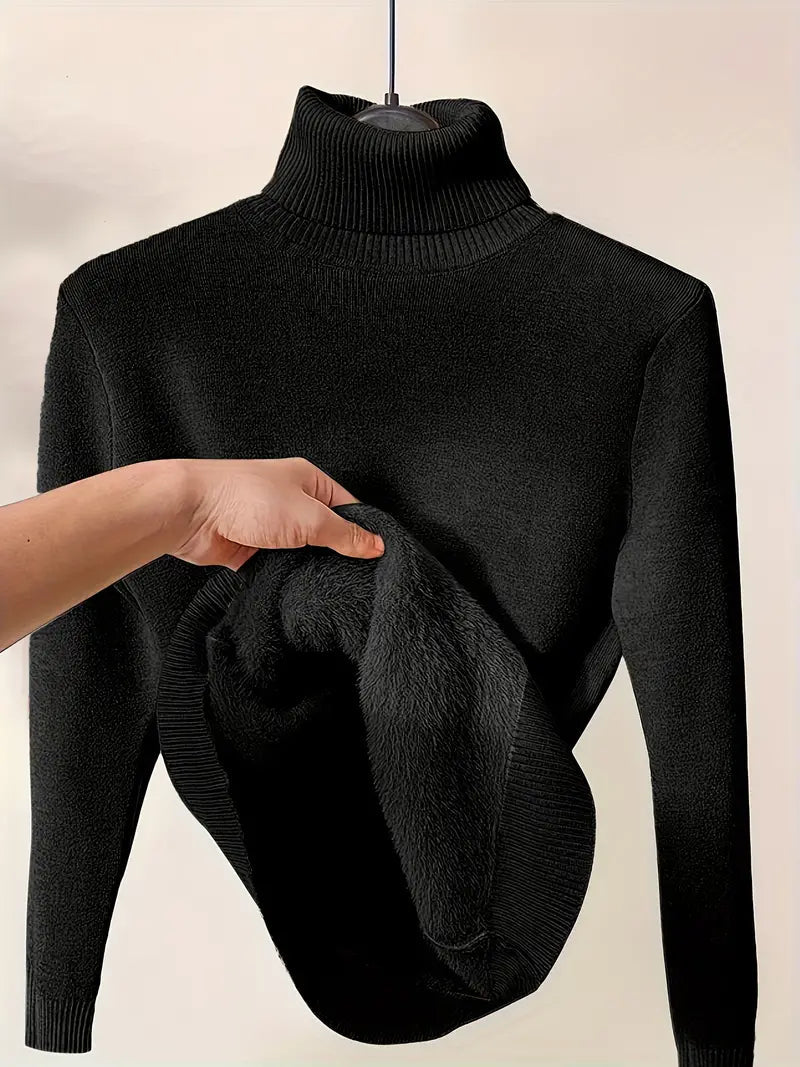 Lune London | Women's & Men's Turtleneck Sweater - Straight Cut Winter Comfort