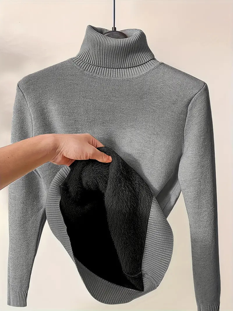 Lune London | Women's & Men's Turtleneck Sweater - Straight Cut Winter Comfort