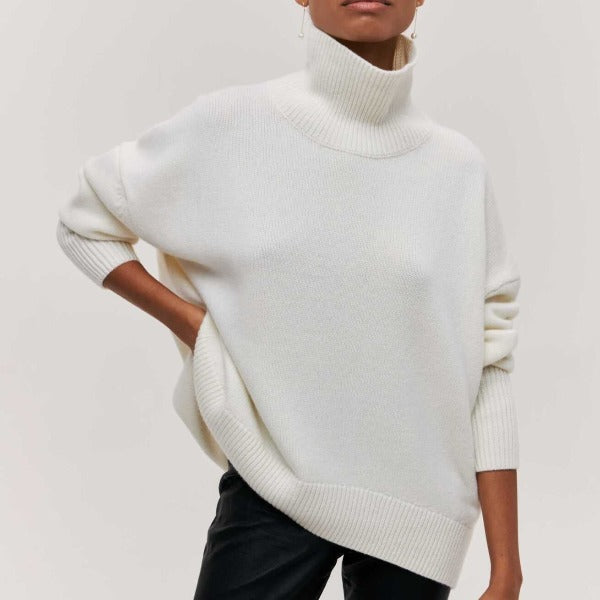 Lune London | Turtleneck sweater for women - Casual cut - Winter
