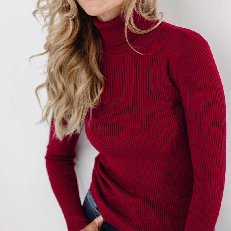 Lune London | Soft Turtleneck Sweater - Winter Cozy High Collar