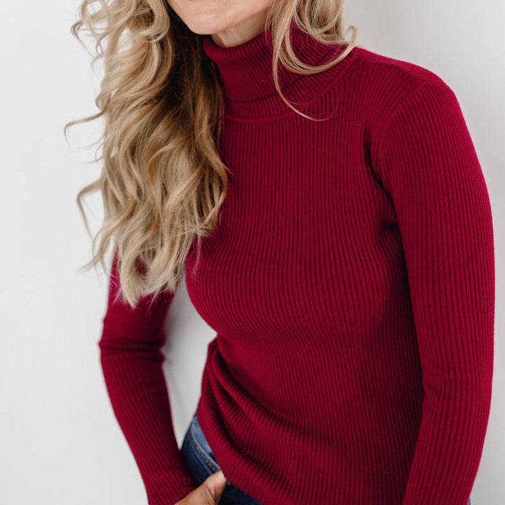 Lune London | Soft Turtleneck Sweater - Winter Cozy High Collar