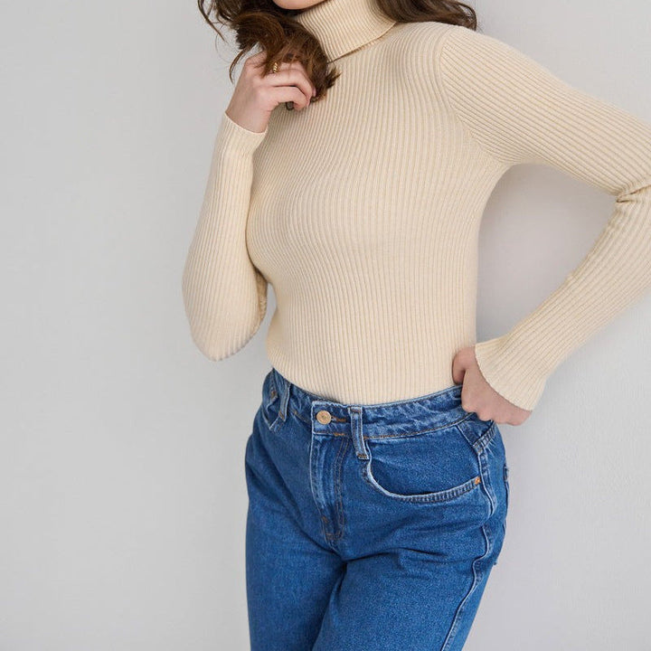 Lune London | Soft Turtleneck Sweater - Winter Cozy High Collar