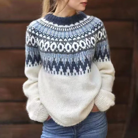 Lune London | Sweater Cozy Nordic Knit Sweater