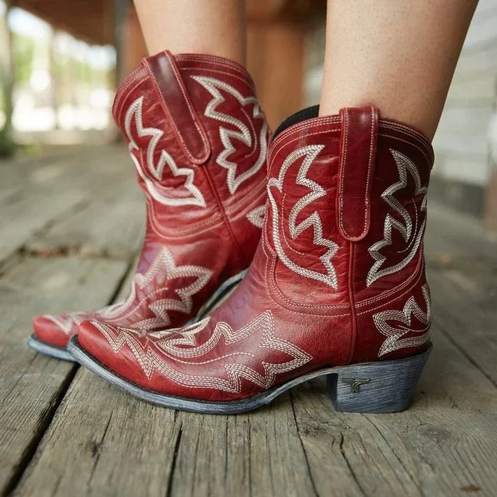 Lune London | Embroidered Cowboy Boots Made Of Leather