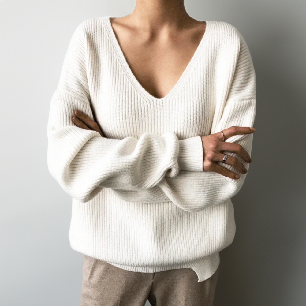 Lune London | Comfortable V-Neck Sweater