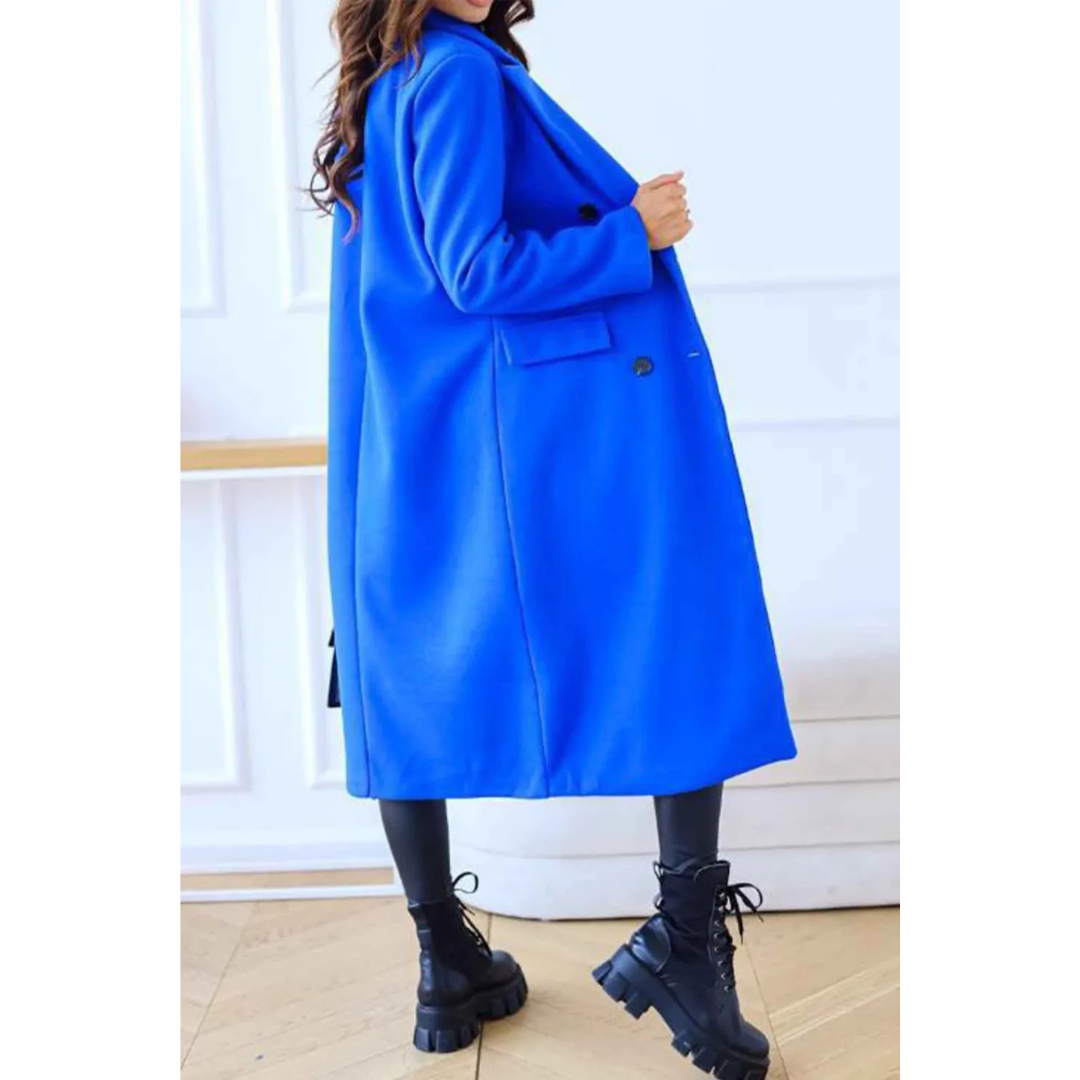 Lune London | Long coat - Oversized fit - Wool quality - Double-breasted - Classic details