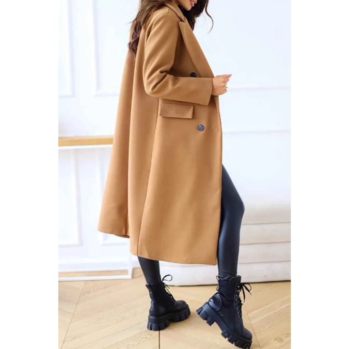 Lune London | Long coat - Oversized fit - Wool quality - Double-breasted - Classic details