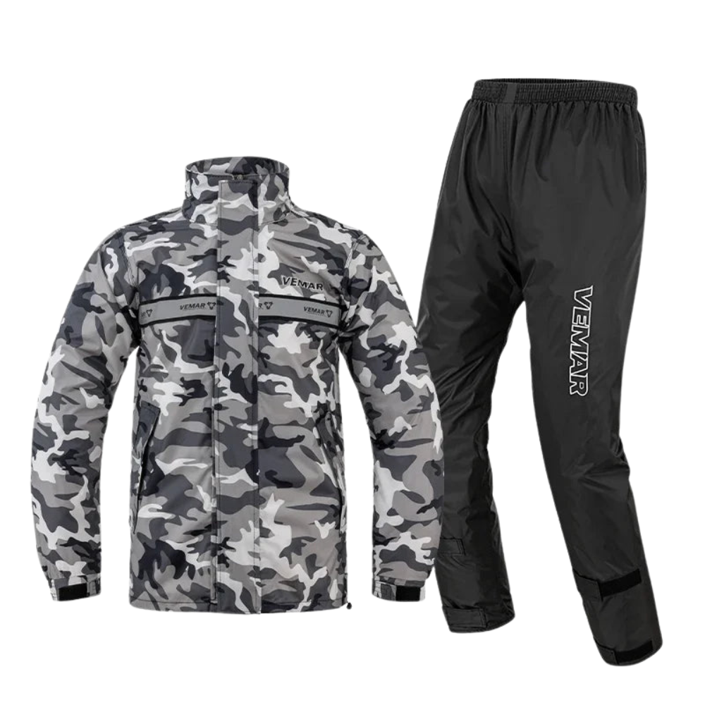 Lune London | Unisex waterproof motorcycle rain suit with hood