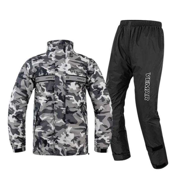 Lune London | Unisex waterproof motorcycle rain suit with hood