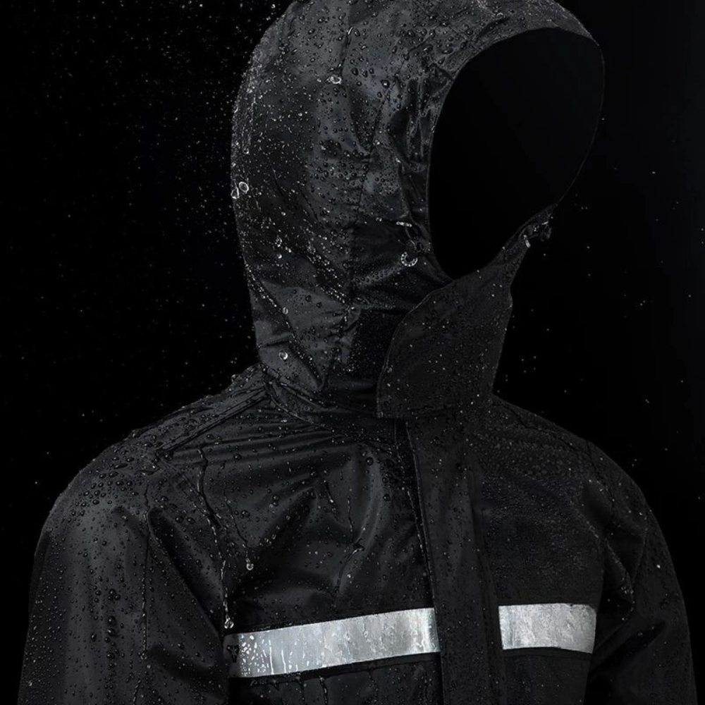 Lune London | Unisex waterproof motorcycle rain suit with hood