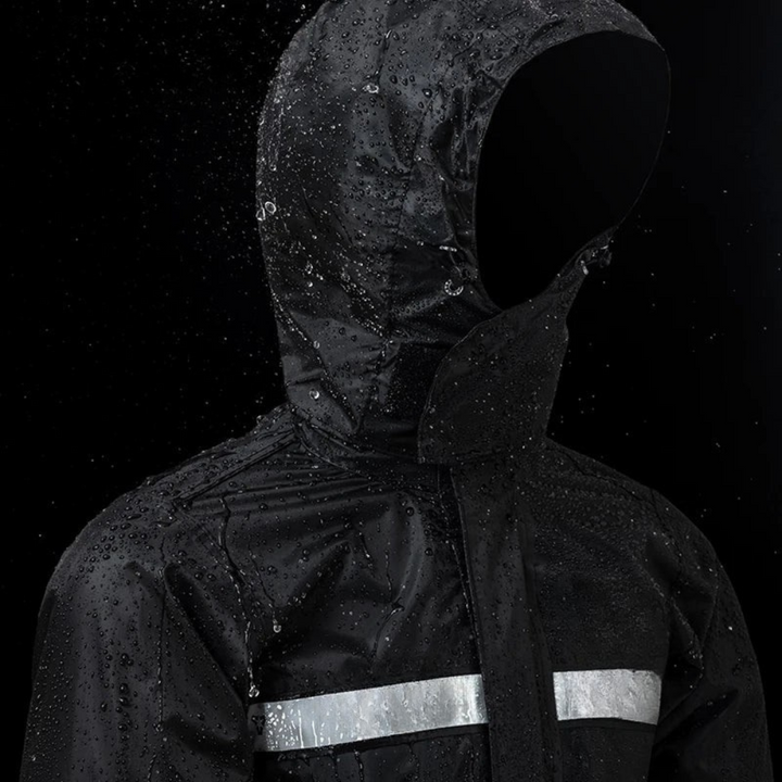 Lune London | Unisex waterproof motorcycle rain suit with hood