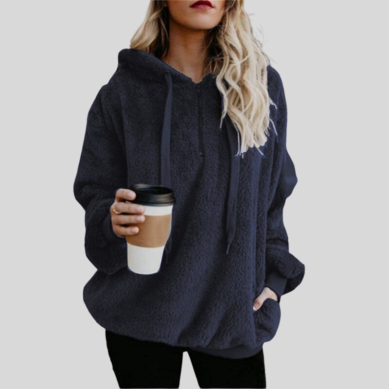 Lune London | Hoodie - Soft Fleece - Plus Size Fit - Long Sleeve Casual Comfort
