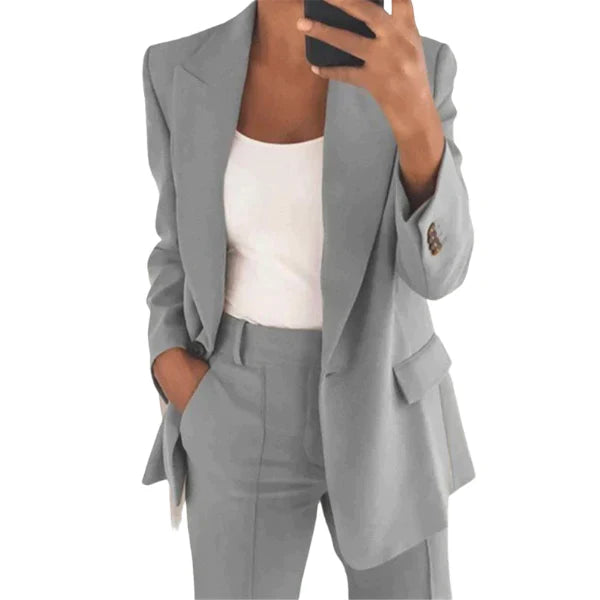 Lune London | Ensemble Blazer - Tenue élégante avec veste & pantalon - Affaires & loisirs