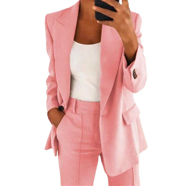 Lune London | Ensemble Blazer - Tenue élégante avec veste & pantalon - Affaires & loisirs