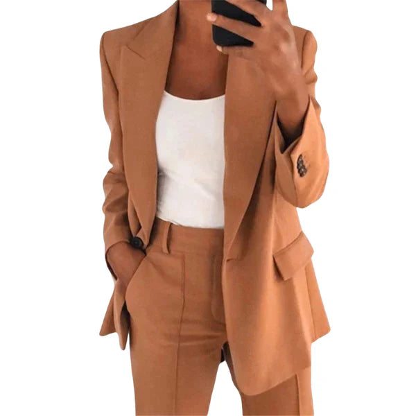 Lune London | Ensemble Blazer - Tenue élégante avec veste & pantalon - Affaires & loisirs
