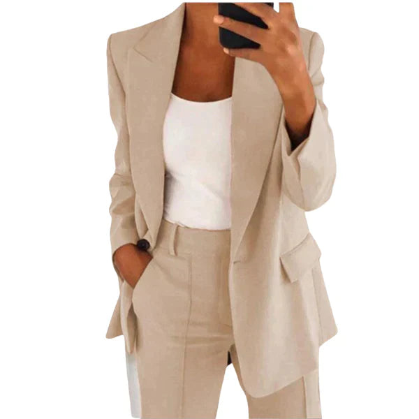 Lune London | Ensemble Blazer - Tenue élégante avec veste & pantalon - Affaires & loisirs