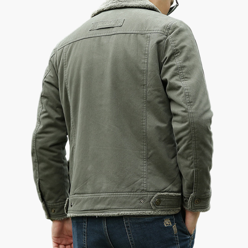 Lune London | Fleece collar leisure jacket - Fashionable outdoor transitional jacket for everyday and adventure