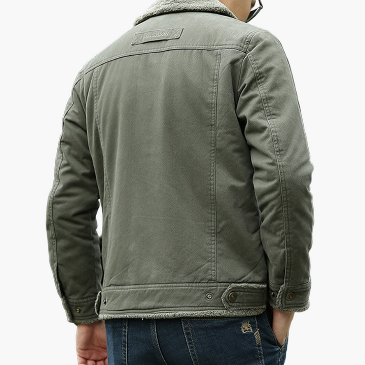 Lune London | Fleece collar leisure jacket - Fashionable outdoor transitional jacket for everyday and adventure