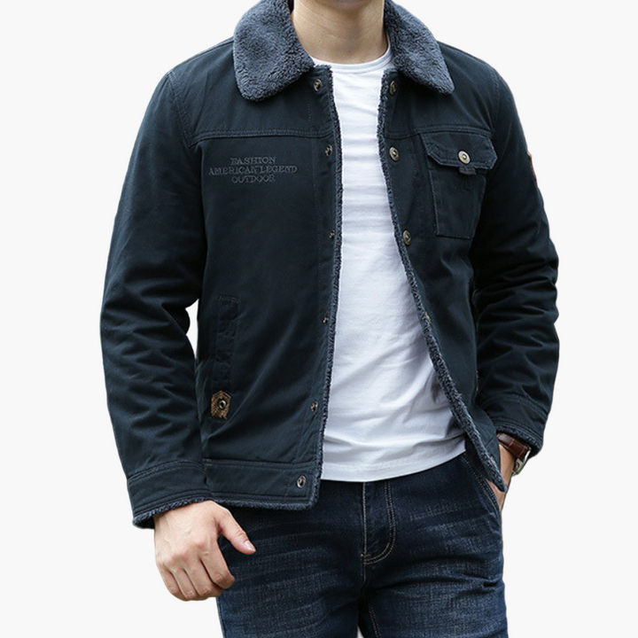 Lune London | Fleece collar leisure jacket - Fashionable outdoor transitional jacket for everyday and adventure