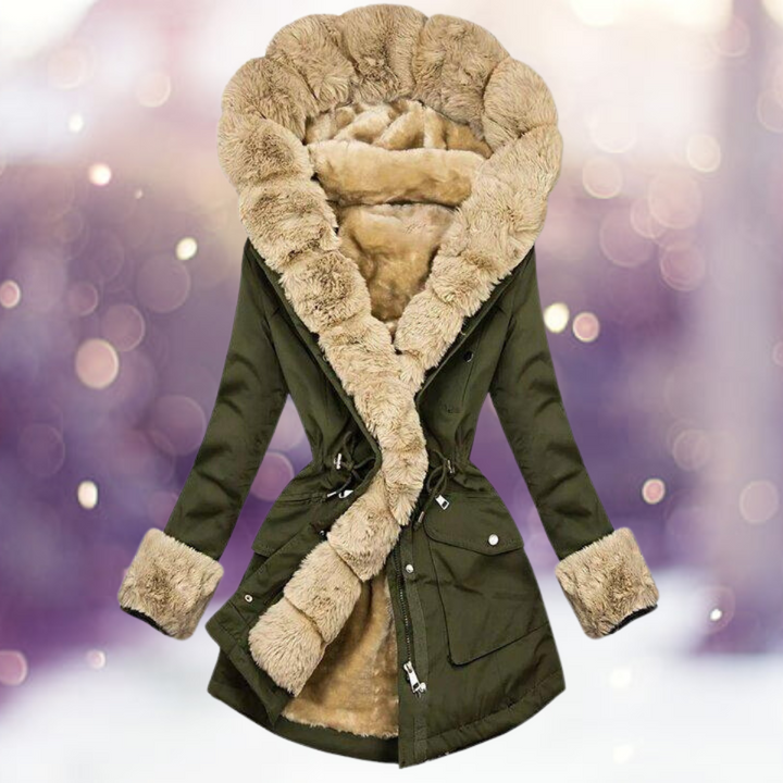 Lune London | Warm winter jacket with fur lining for women
