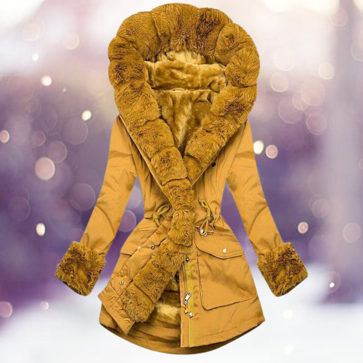 Lune London | Warm winter jacket with fur lining for women