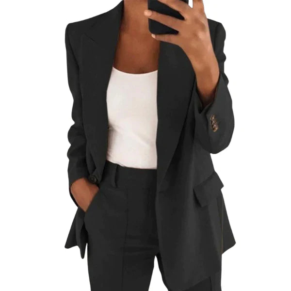Lune London | Ensemble Blazer - Tenue élégante avec veste & pantalon - Affaires & loisirs