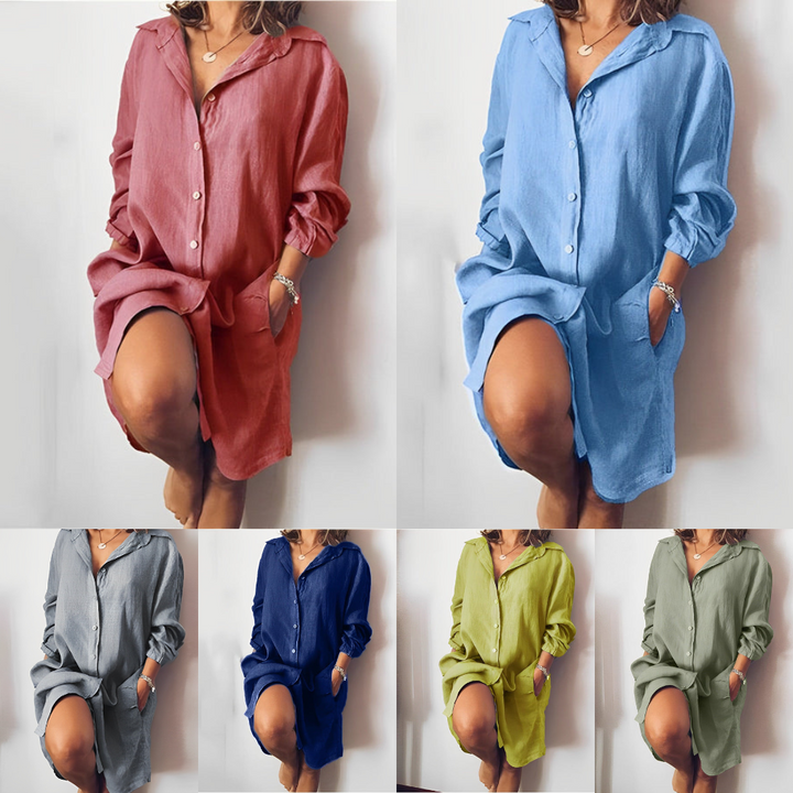 Lune London | Long-Sleeved Cotton Dress