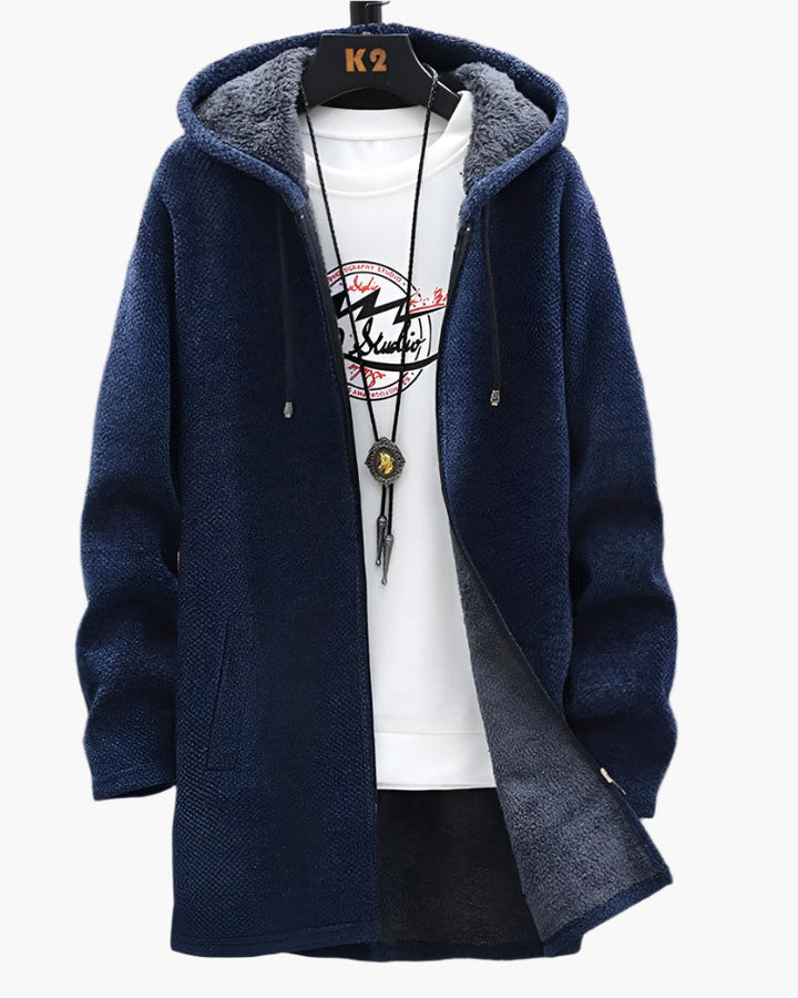 Lune London | Fleece Jacket with Hood - Casual Style for Daily Life and Leisure