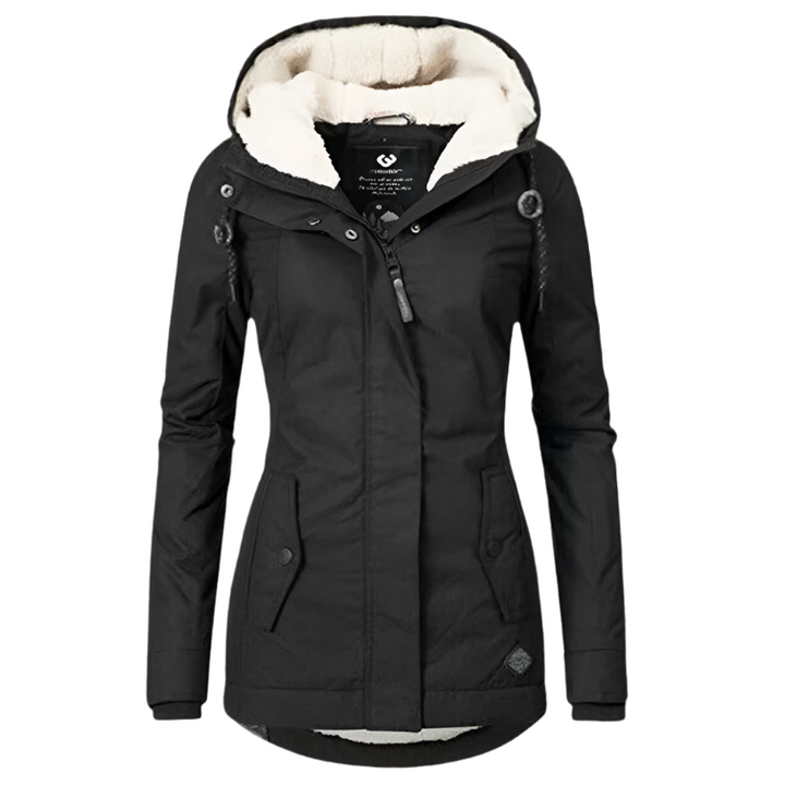 Lune London | Winter Jacket with Hood for Women Quilted Winter Jacket