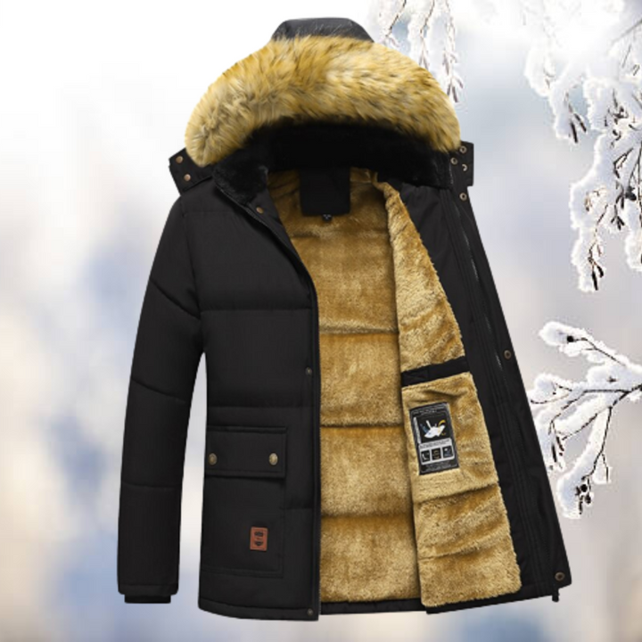 Lune London - Stay warm and stylish with the windbreaker parka with fur hood