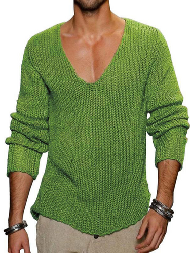 Lune London | V-neck Sweater for Men - Loose Fit