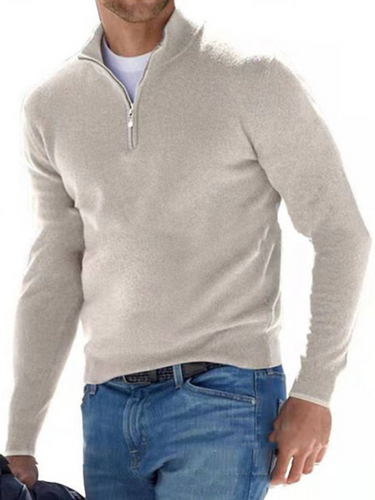 Lune London | V-neck, Knitted Men's Sweater - Regular Fit