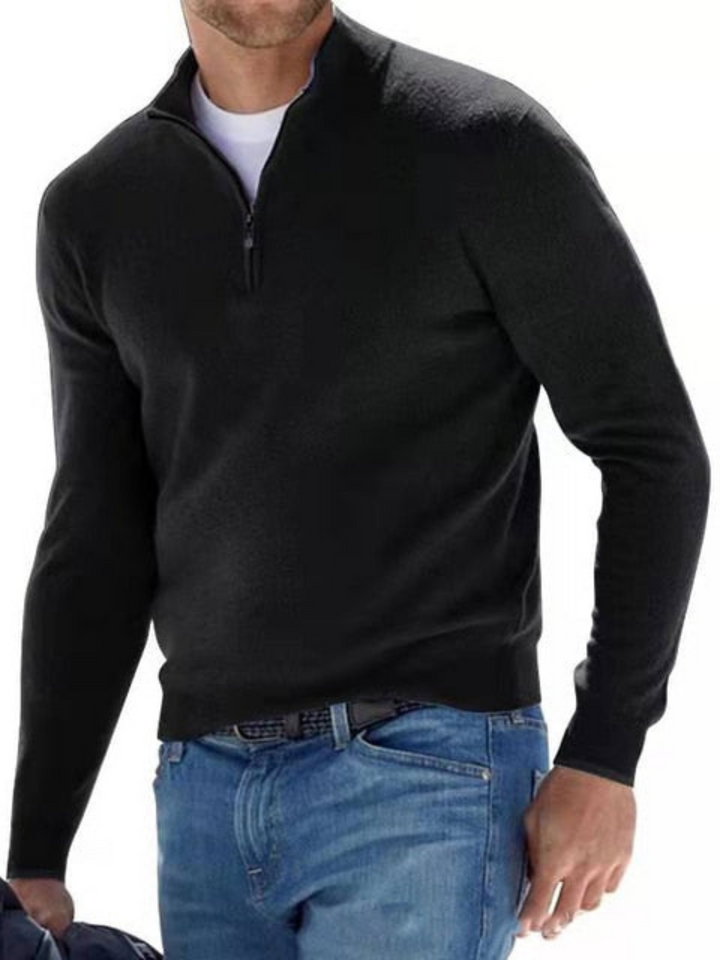 Lune London | V-neck, Knitted Men's Sweater - Regular Fit