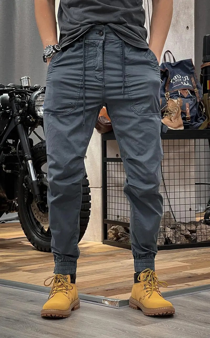 Lune London | Stretch Cargo Pants with Pockets