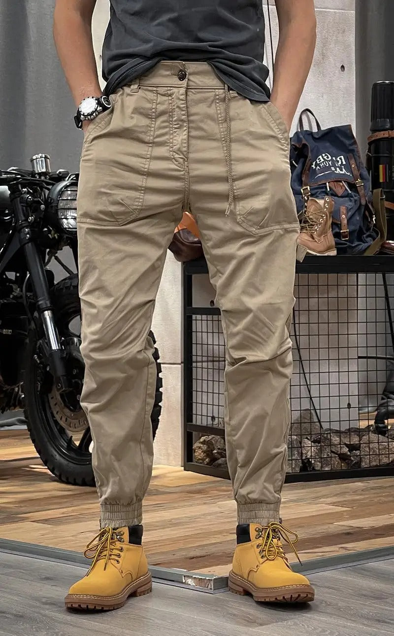 Lune London | Stretch Cargo Pants with Pockets
