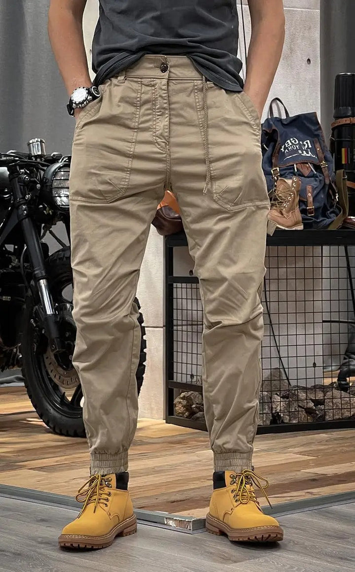 Lune London | Stretch Cargo Pants with Pockets