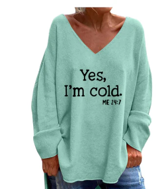 Lune London | Women Plus Size V Neck Sweater