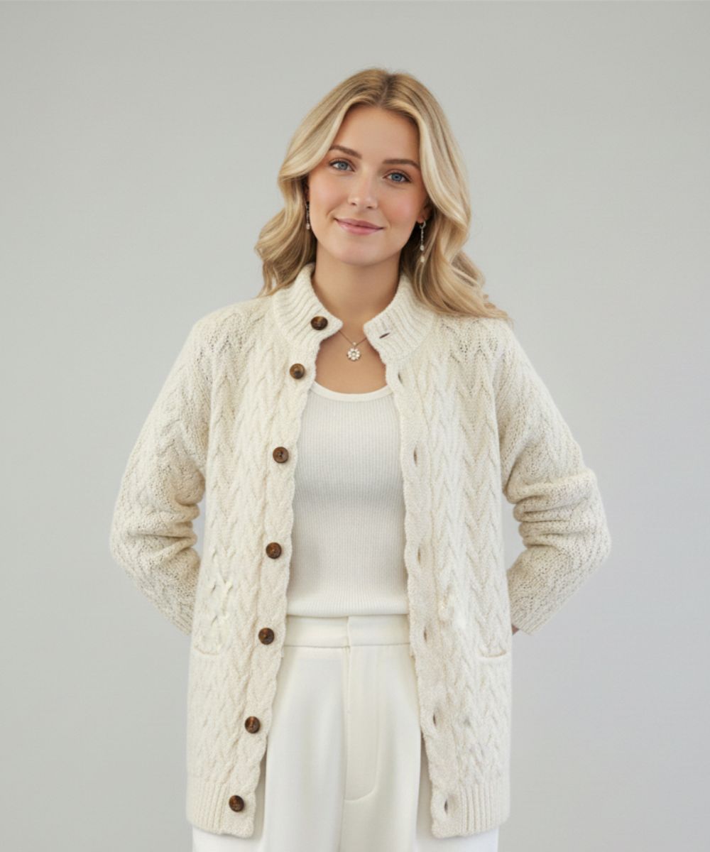 Lune London | Women's Cardigan Elegant and Casual Comfort and Elegance In Everyday Life