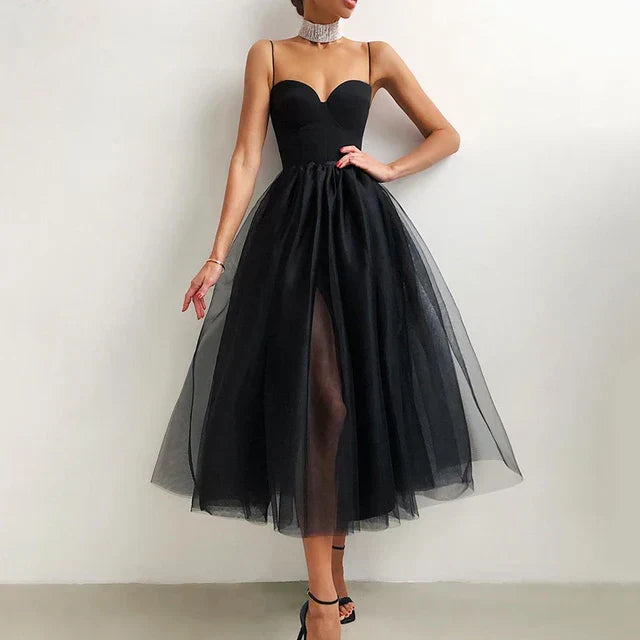 Lune London | Elegant Tulle Corset Evening Dress for Women